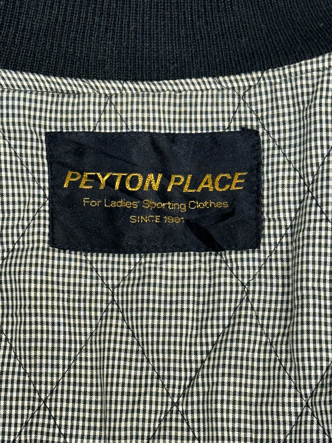 일본 빈티지 peyton place 자수 올드스쿨 바시티 가죽 자켓 상품이미지7