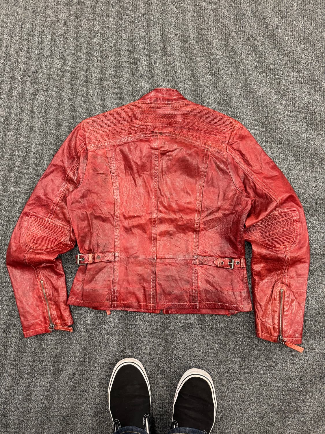 Gipsy 빈티지 여성 라이더 가죽자켓 상품이미지6