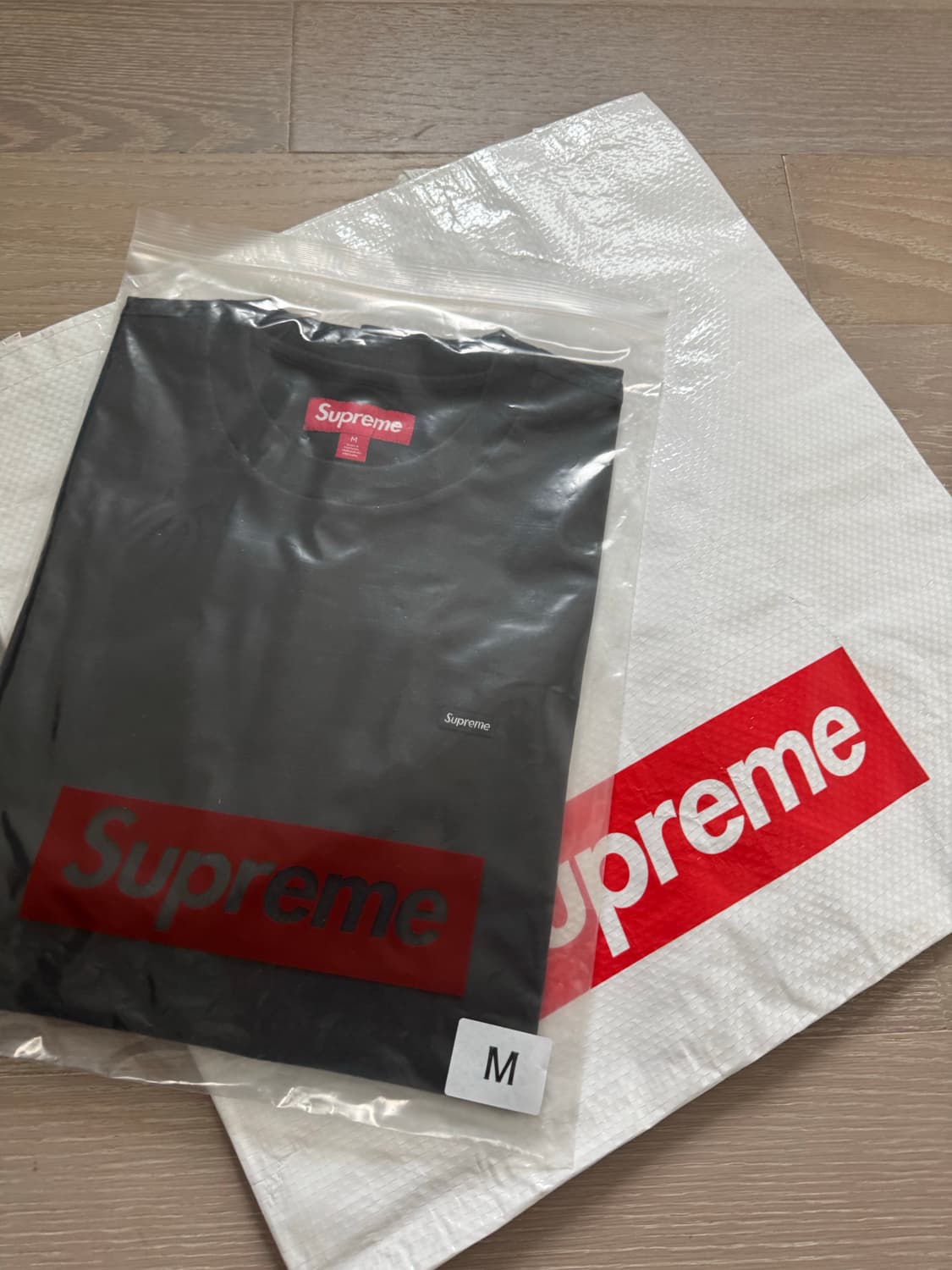 슈프림 26ss 스몰박스로고 롱슬리브 블랙 미듐 라지 상품이미지3