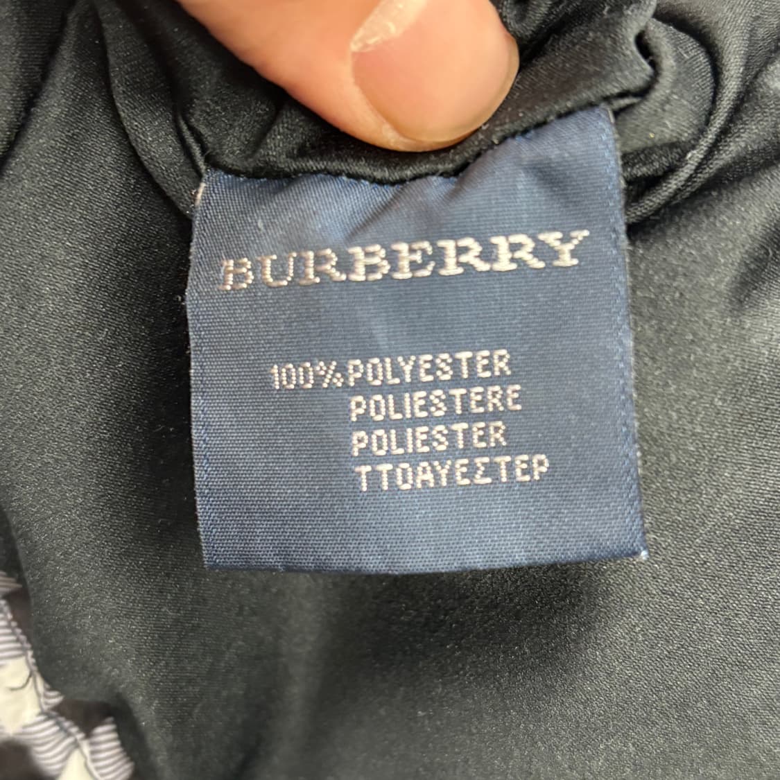 L 버버리 골프 반팔 탈부착 노바체크 반집업 바람막이  상품이미지6