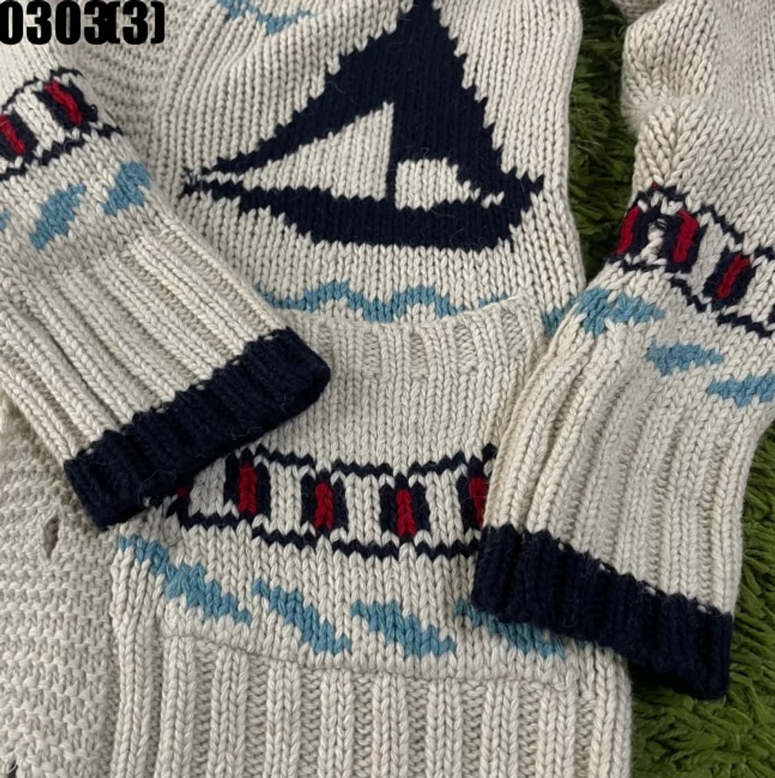 빈티지 코위찬 니트 가디건 상품이미지4