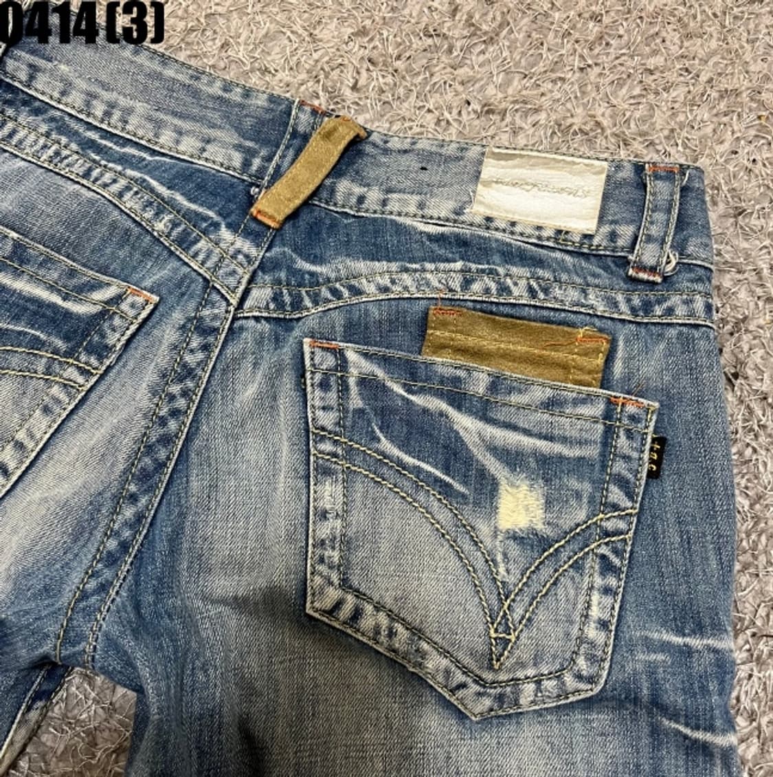 빈티지 데님 반바지 상품이미지6