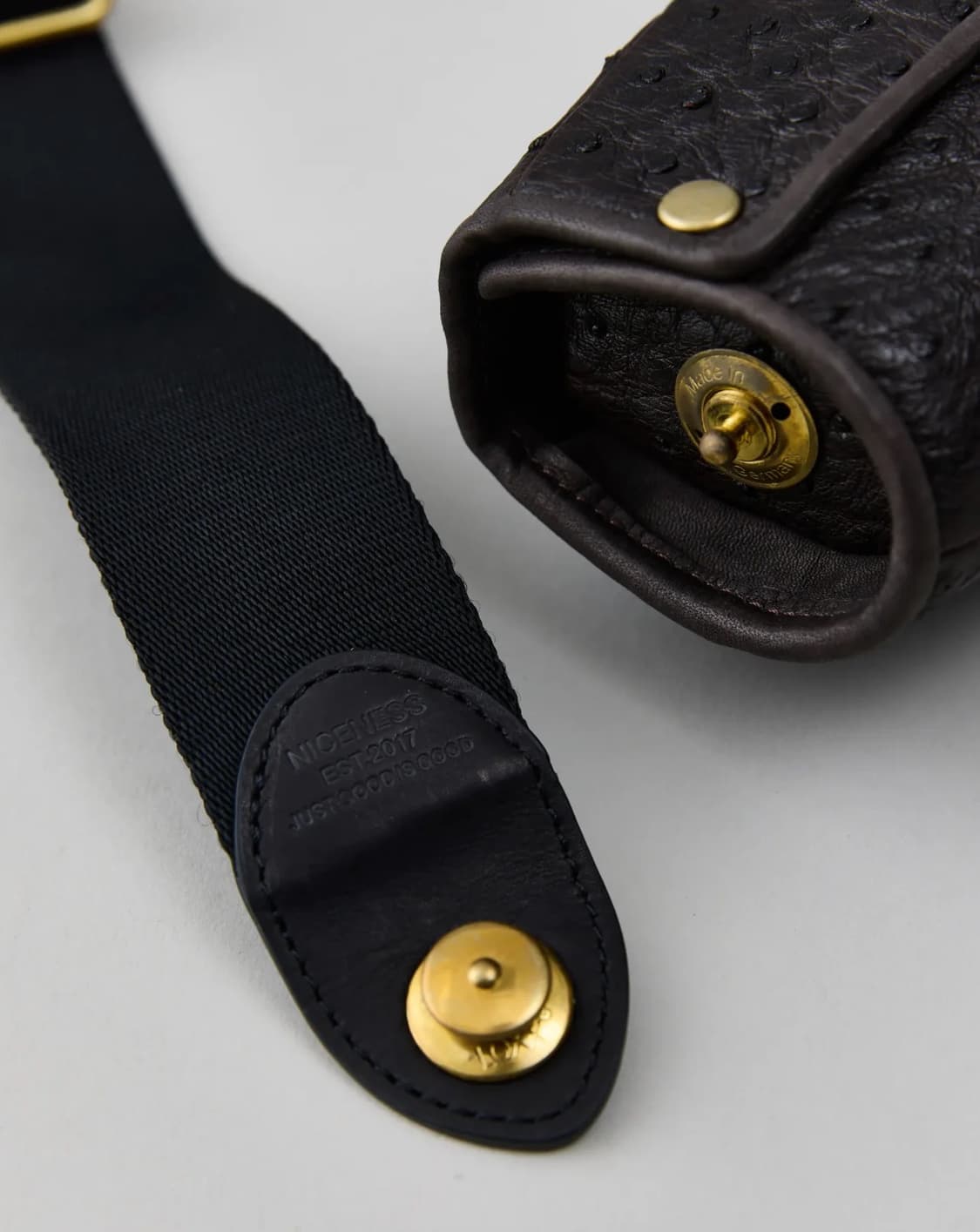 나이스네스 글라스백 NICENESS R.BALIN BLACK X BROW 상품이미지4