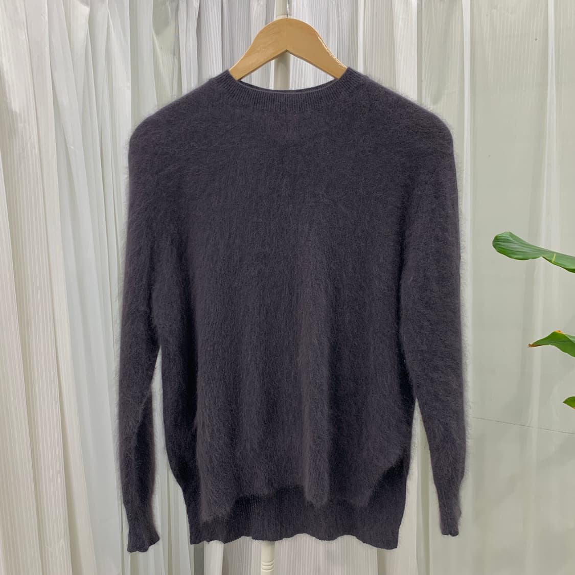 일본 빈티지 ROSSO 옆트임 언발 라운드 니트 1757 상품이미지1