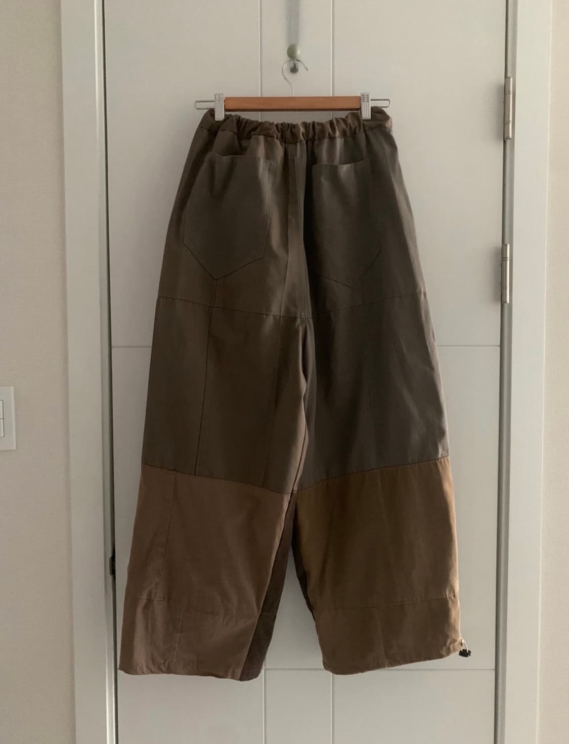 디엠빈티지 커스텀 브라운 패치워크 벌룬 팬츠 상품이미지2