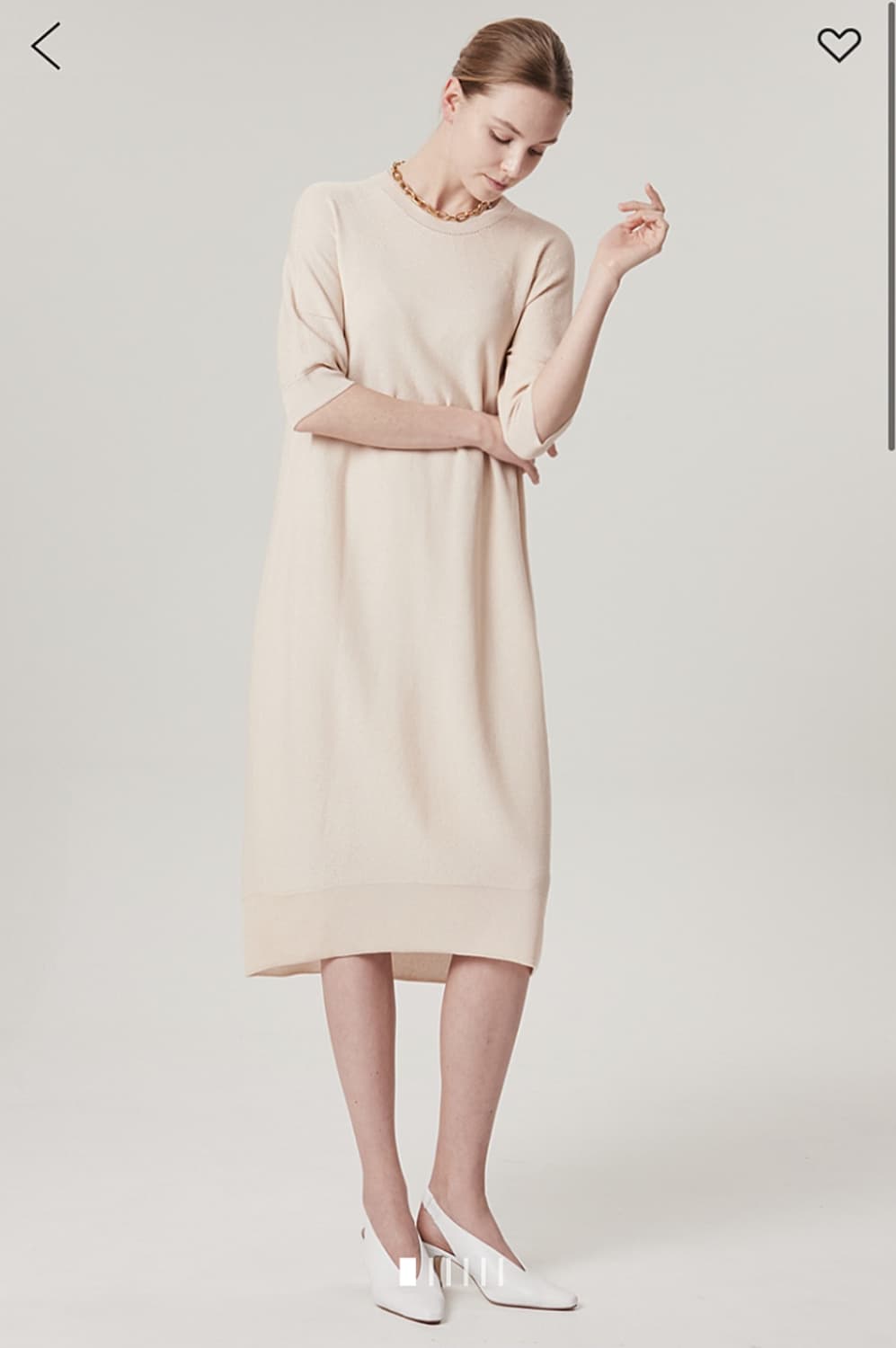 (코코아색상 판매)타임 니트 롱원피스 프리사이즈 상품이미지1