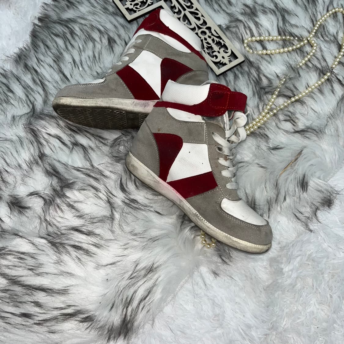 빈티지 웨지힐 스니커즈 상품이미지1