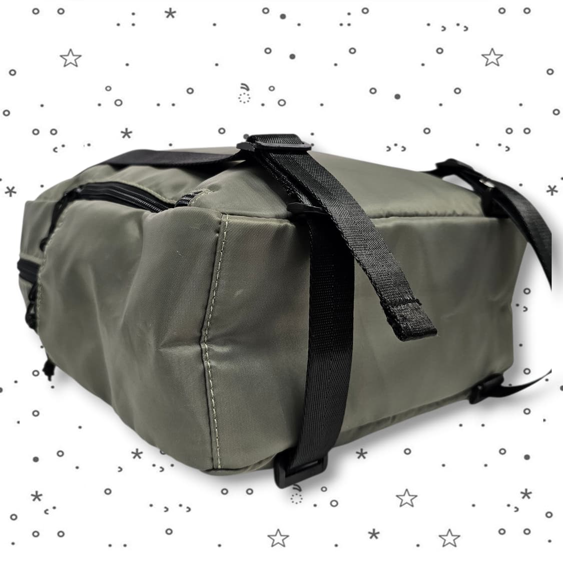 Rilakkuma 리락쿠마 스토어 3WAY 카키 가방 상품이미지6