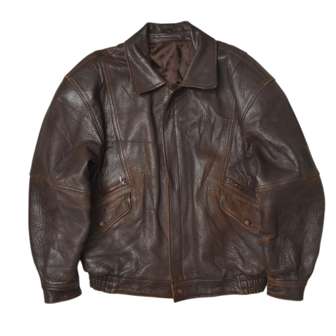 90S A-2 양가죽 항공점퍼 플라이트 자켓 M N1117 상품이미지2