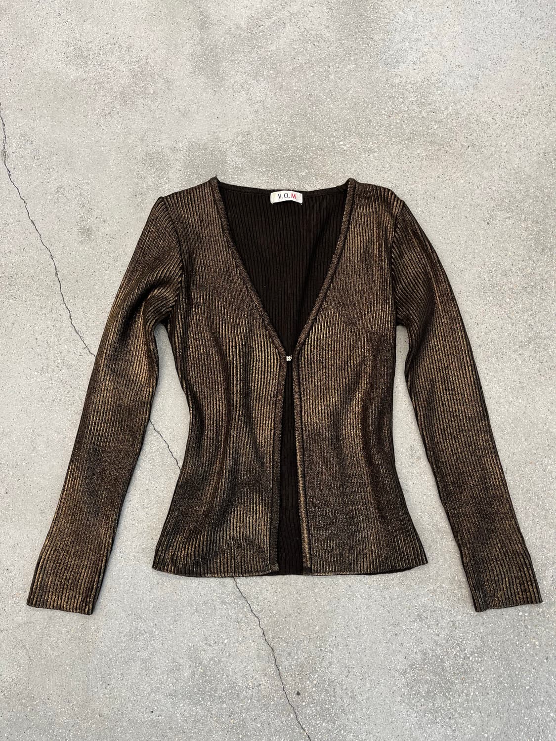 V.O.M 브라운 펄 가디건  상품이미지2
