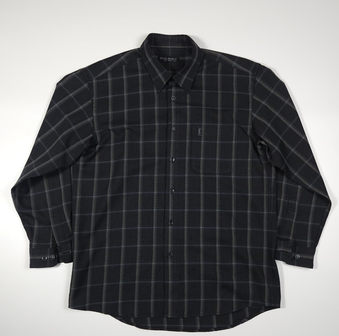 YSL 입생로랑 체크 셔츠 상품이미지1