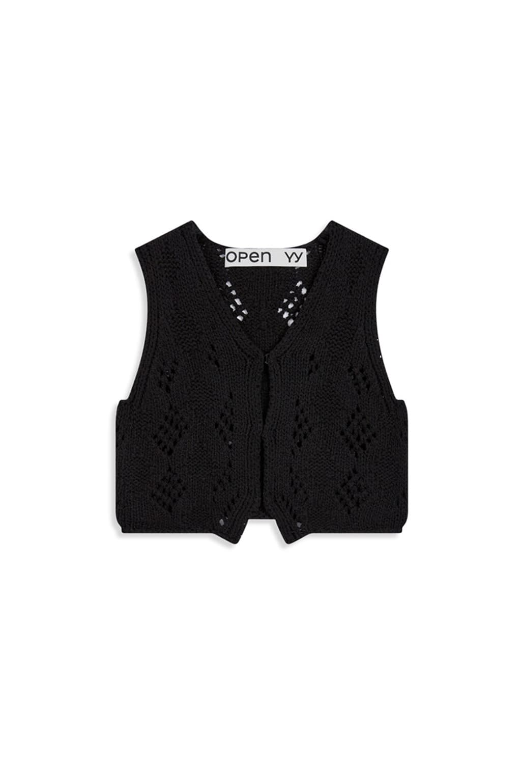 OPEN YY 오픈와이와이 아가일 포인텔 니트 베스트 / 새상품 상품이미지2