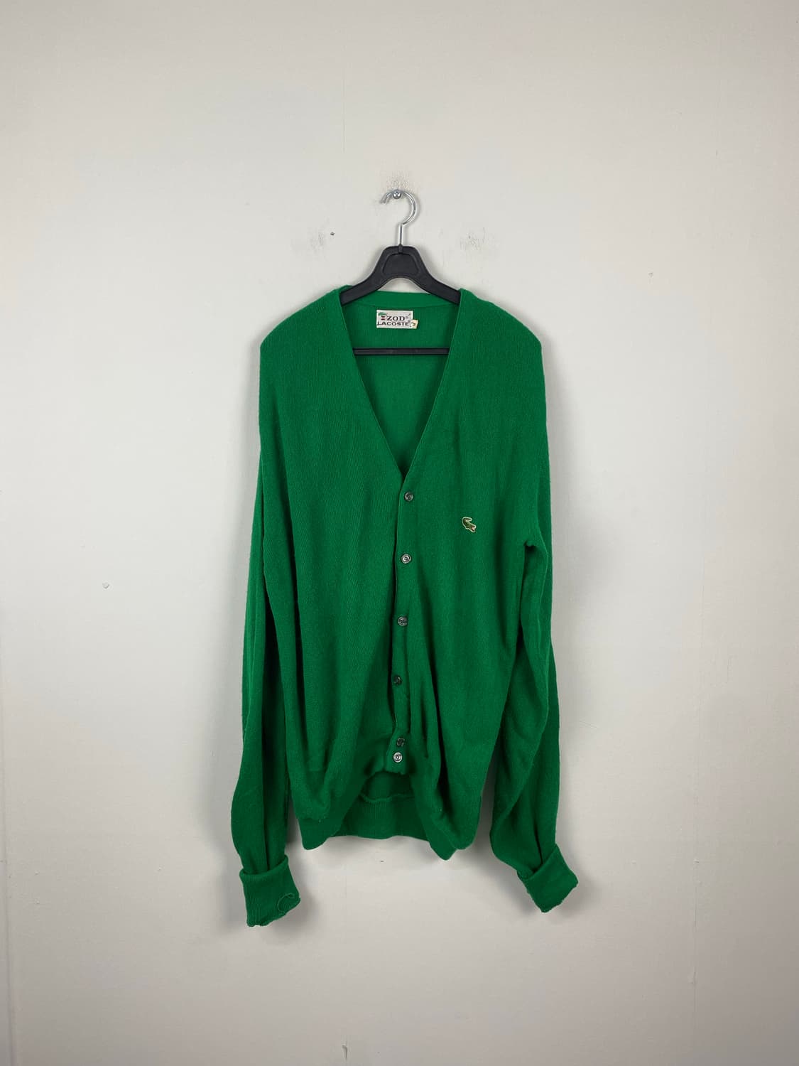 라코스테 80s 그린 올론 아크릴 가디건 M <564> 상품이미지1