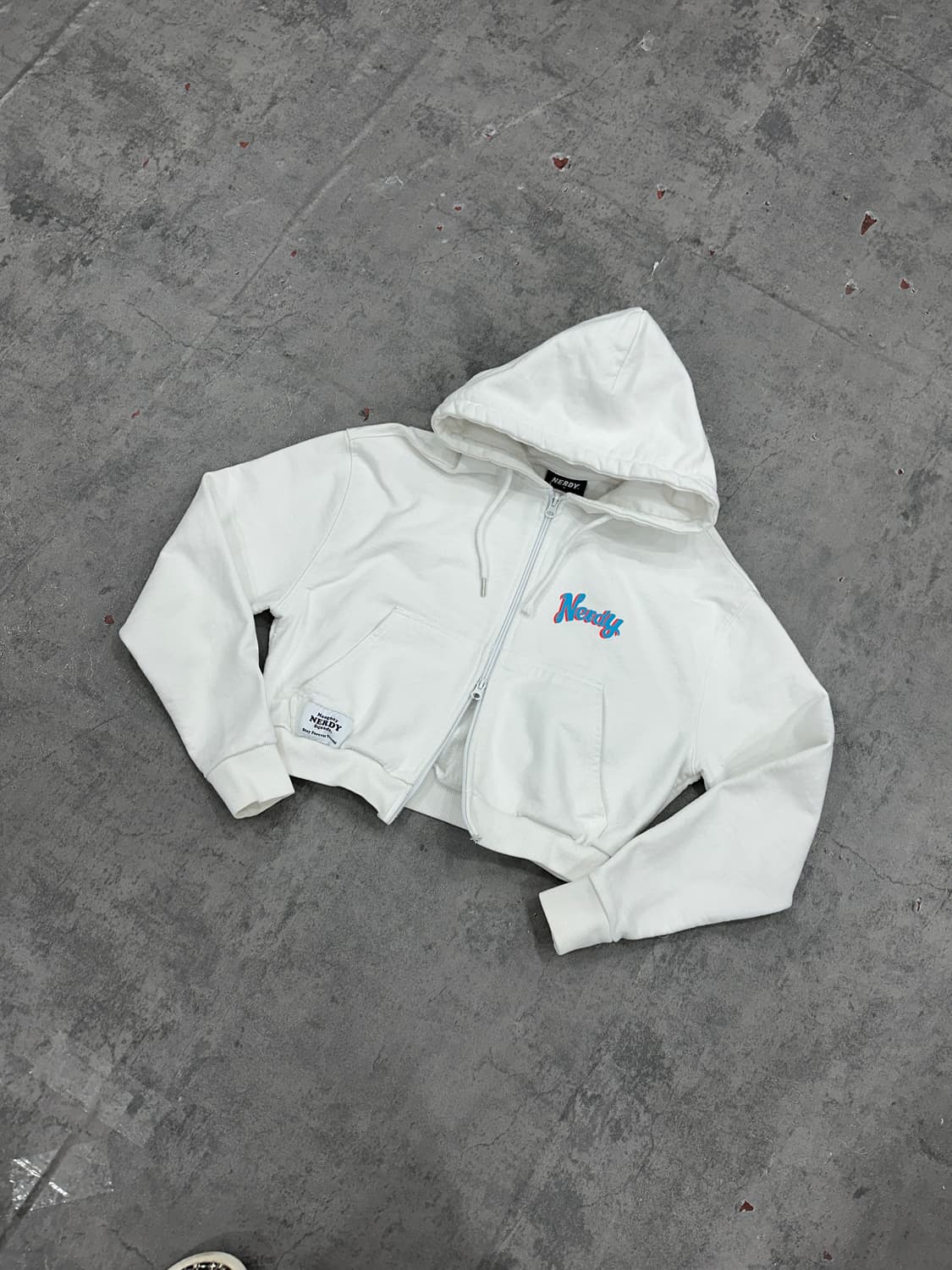 널디 크롭 커스텀 후드집업 상품이미지2