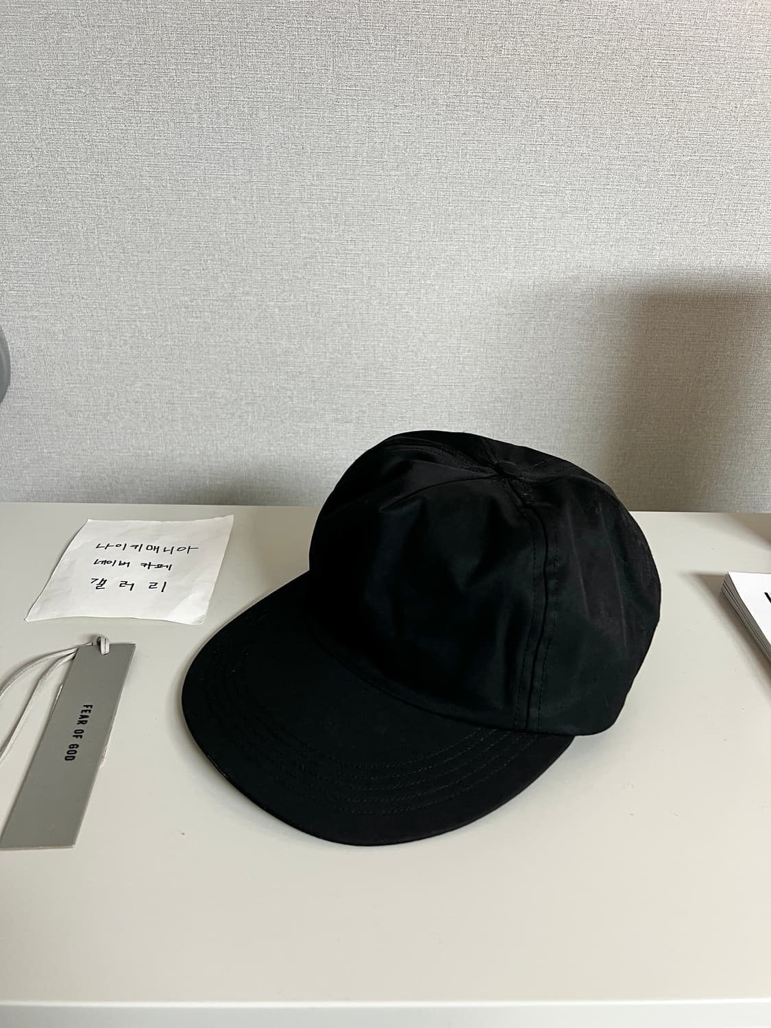 [OS] 피어오브갓 7th 개버딘 5-패널 햇 블랙 상품이미지7
