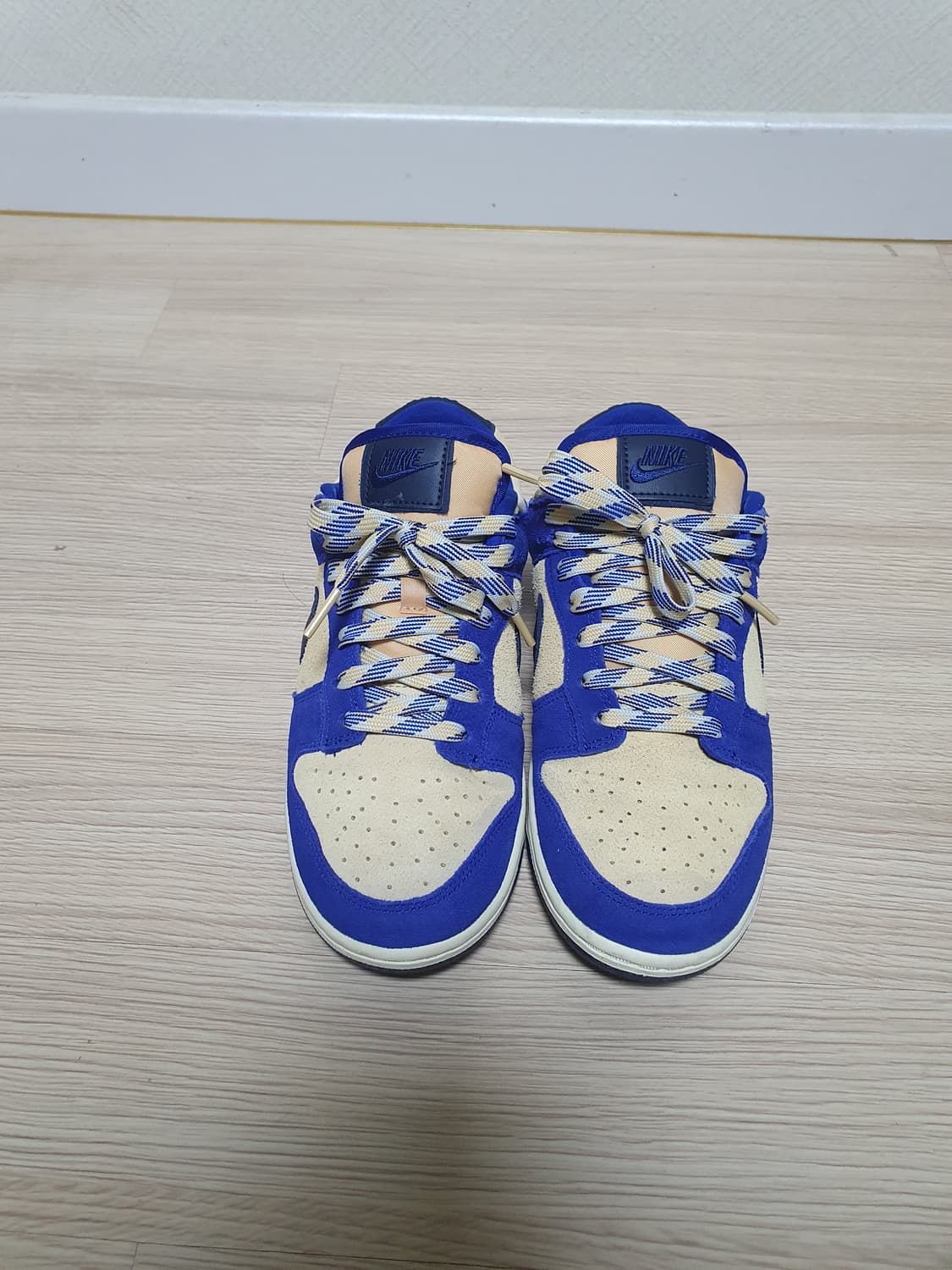 나이키 덩크로우 LX 블루 스웨이드 240 상품이미지3