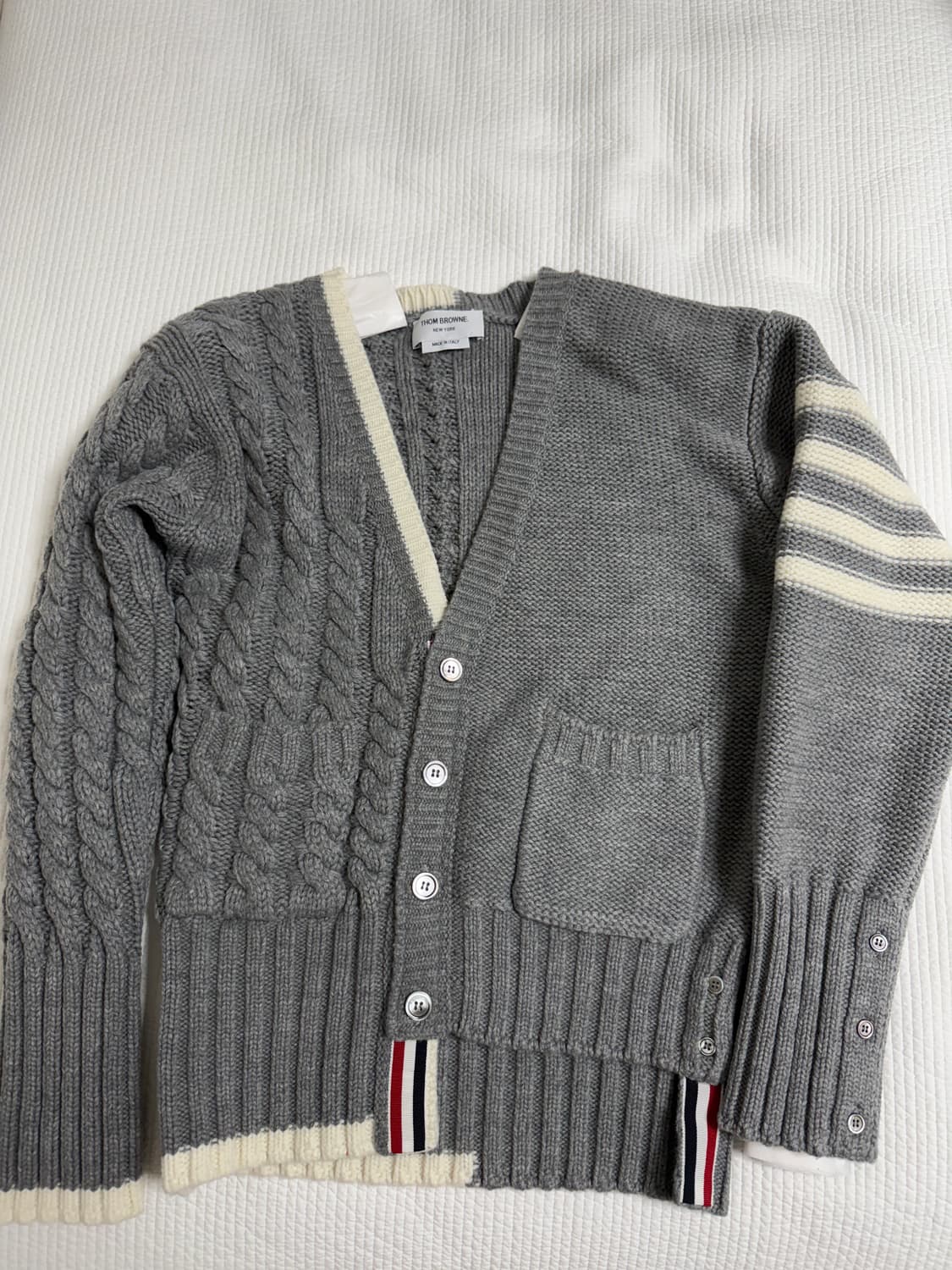 톰브라운 케이블 언발패턴 니트(1) 상품이미지2