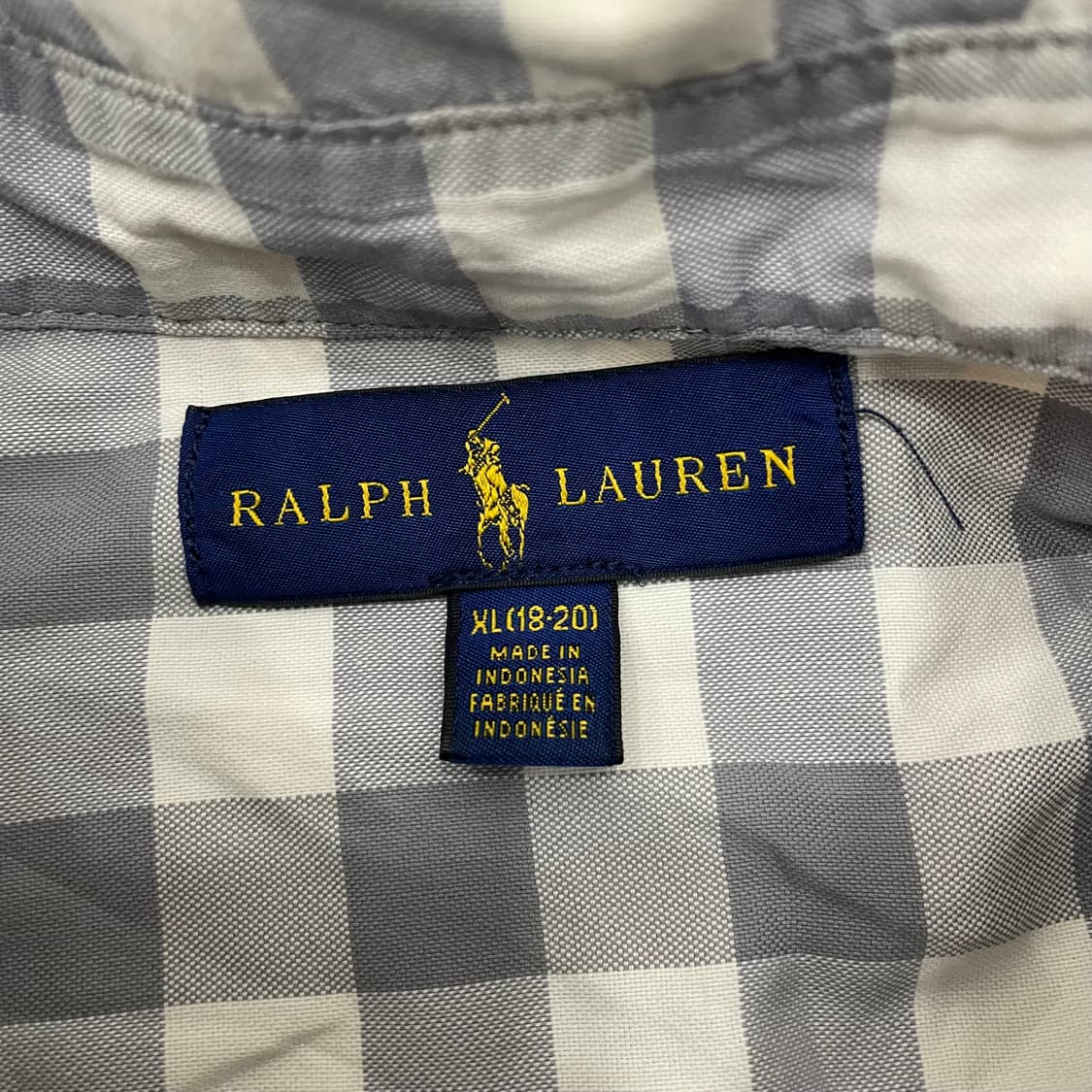 폴로 깅엄 셔츠 상품이미지3