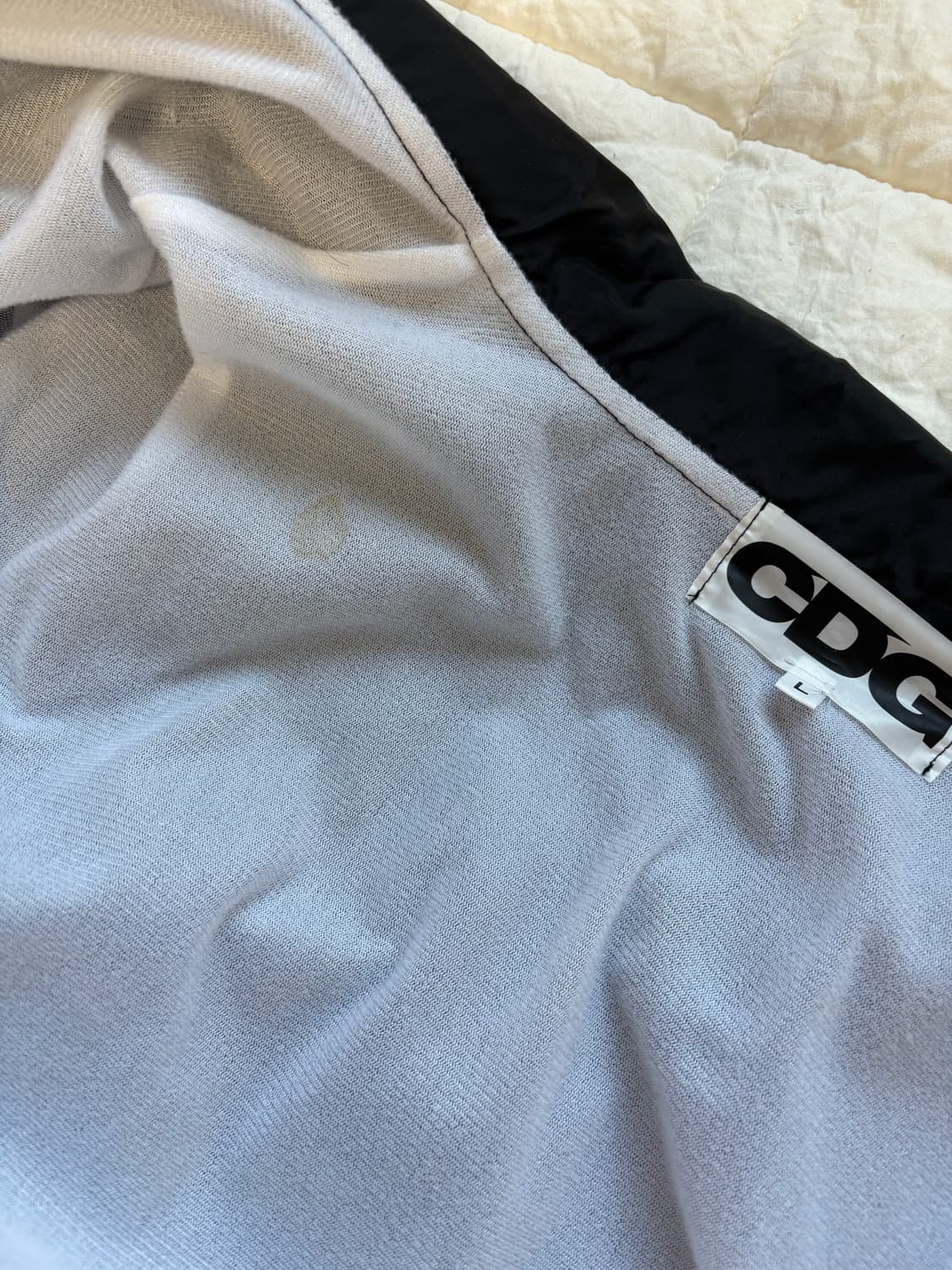 CDG 블랙 코치 자켓 L 사이즈  상품이미지3