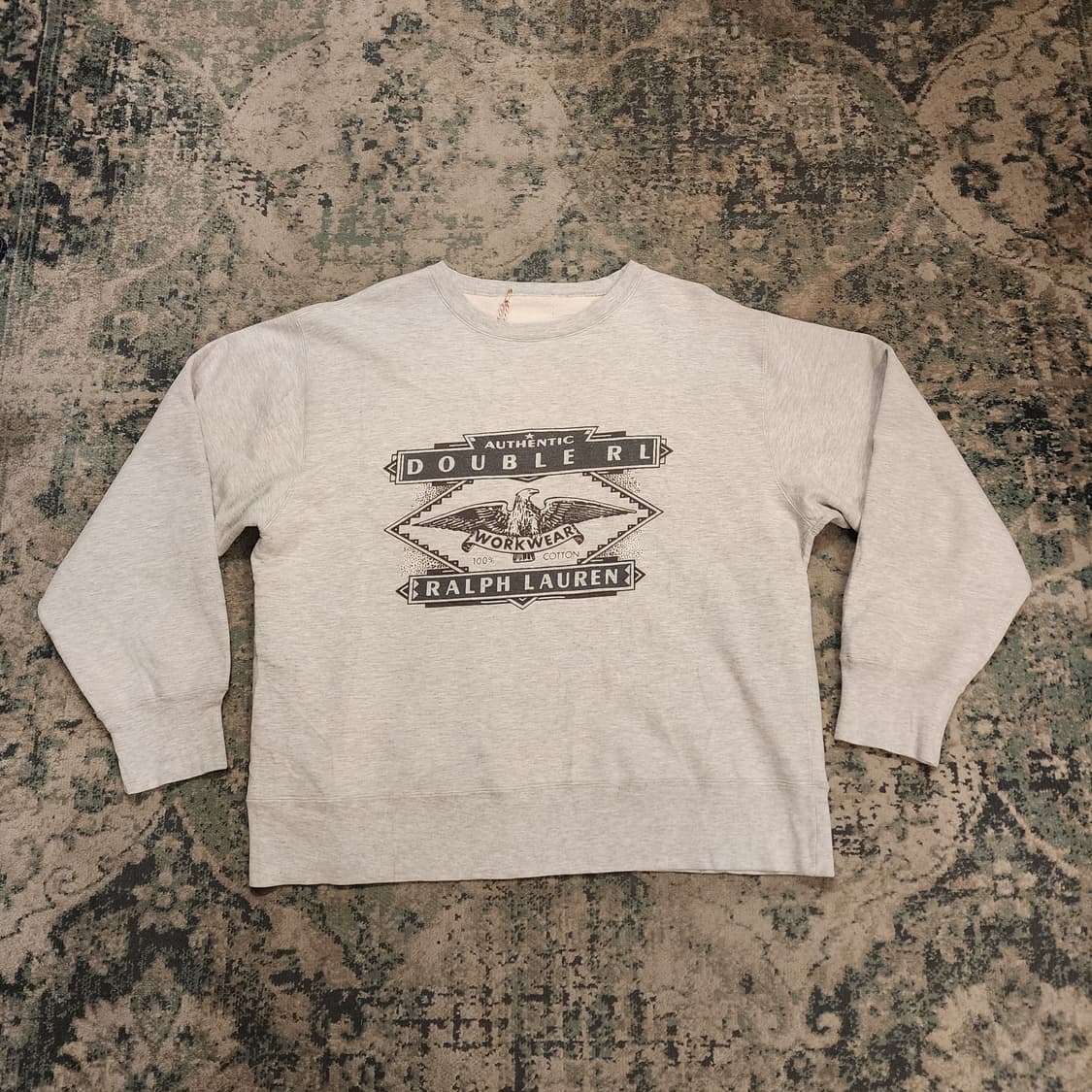 90s 제작 USA RRL스웻셔츠 상품이미지2