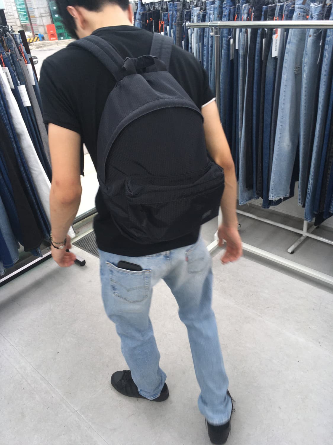 포터 백팩 블랙 상품이미지2