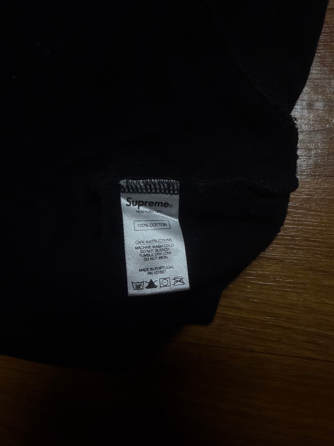 슈프림 x 꼼데가르송 스플릿 로고 후드 상품이미지7