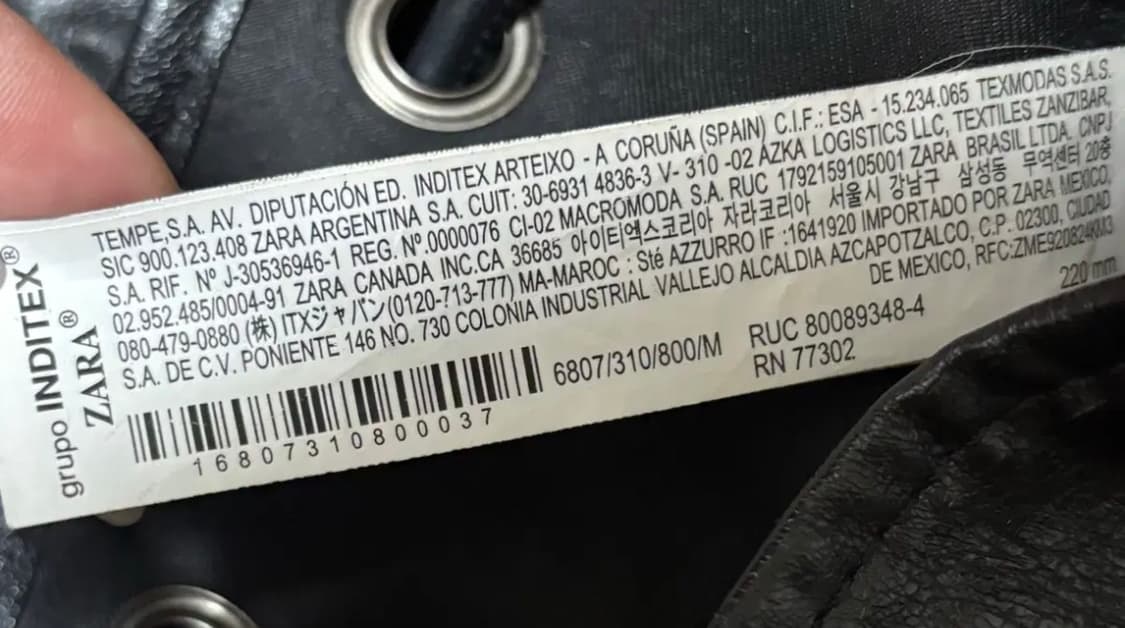 자라 블랙 체인 백팩 상품이미지7