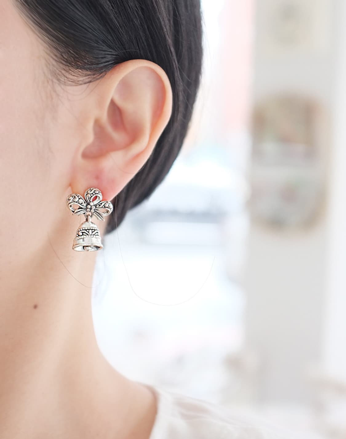 크리스마스 종 디자인 빈티지귀걸이 빈티지악세사리 상품이미지2