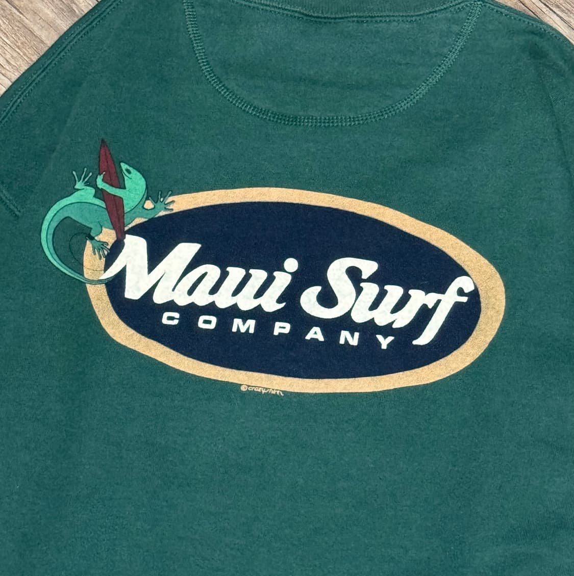 Crazy Shirts USA 마우이 서프 컴퍼니 기모 맨투맨 상품이미지4