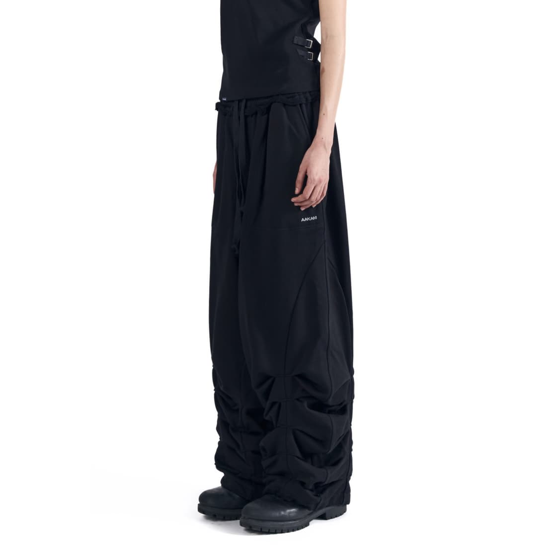 Sediment Pin-Tuck Sweatpants (Gray) 상품이미지3