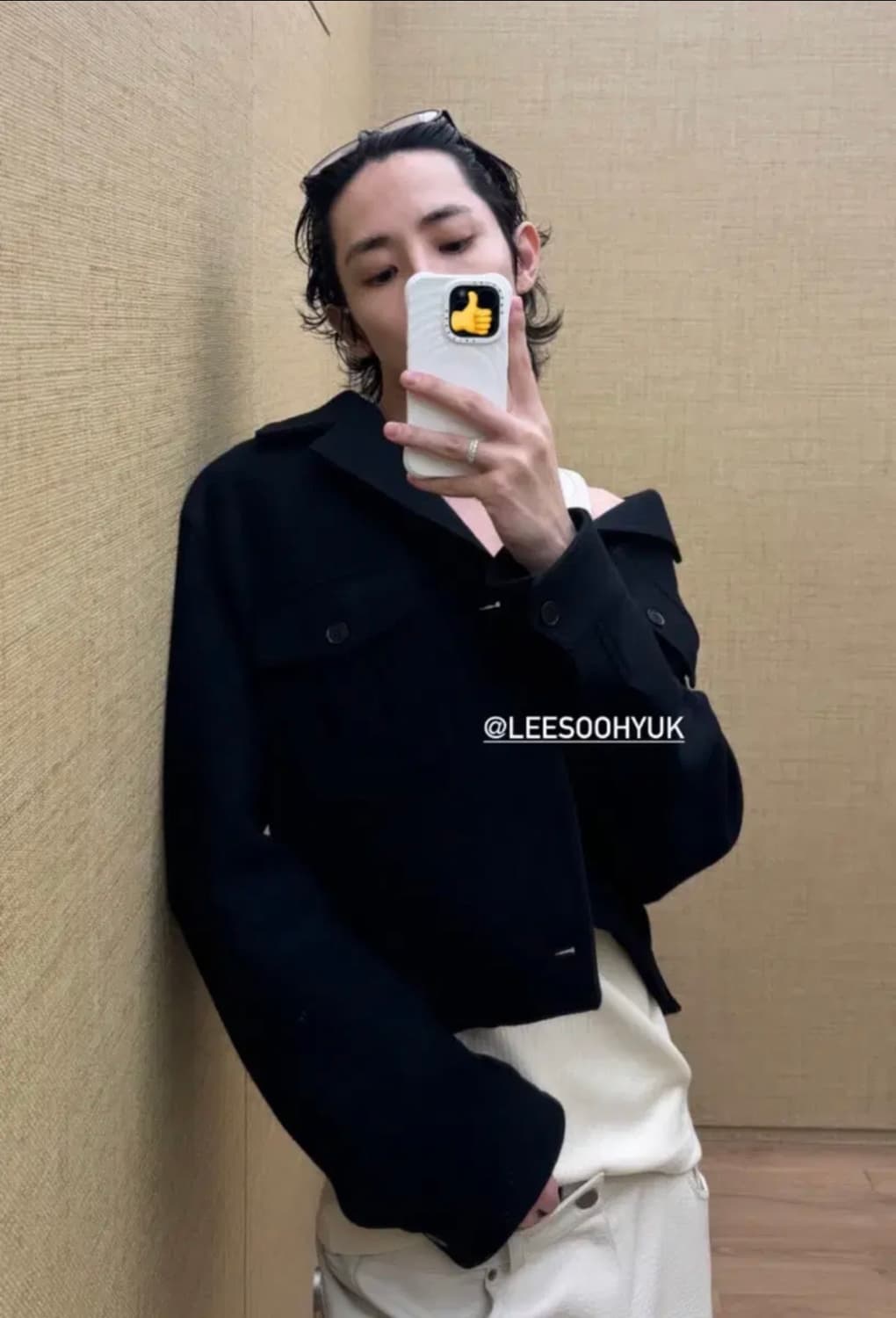 (L) 렉토 울 블렌디드 밀리터리 숏 자켓 상품이미지6