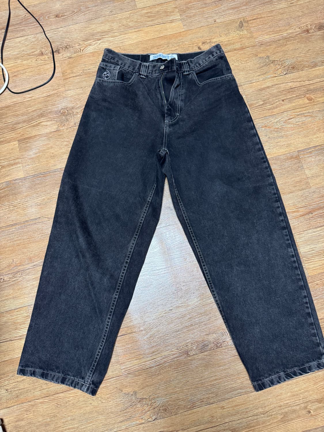 폴라스케이트 빅보이팬츠 실버블랙s 상품이미지4