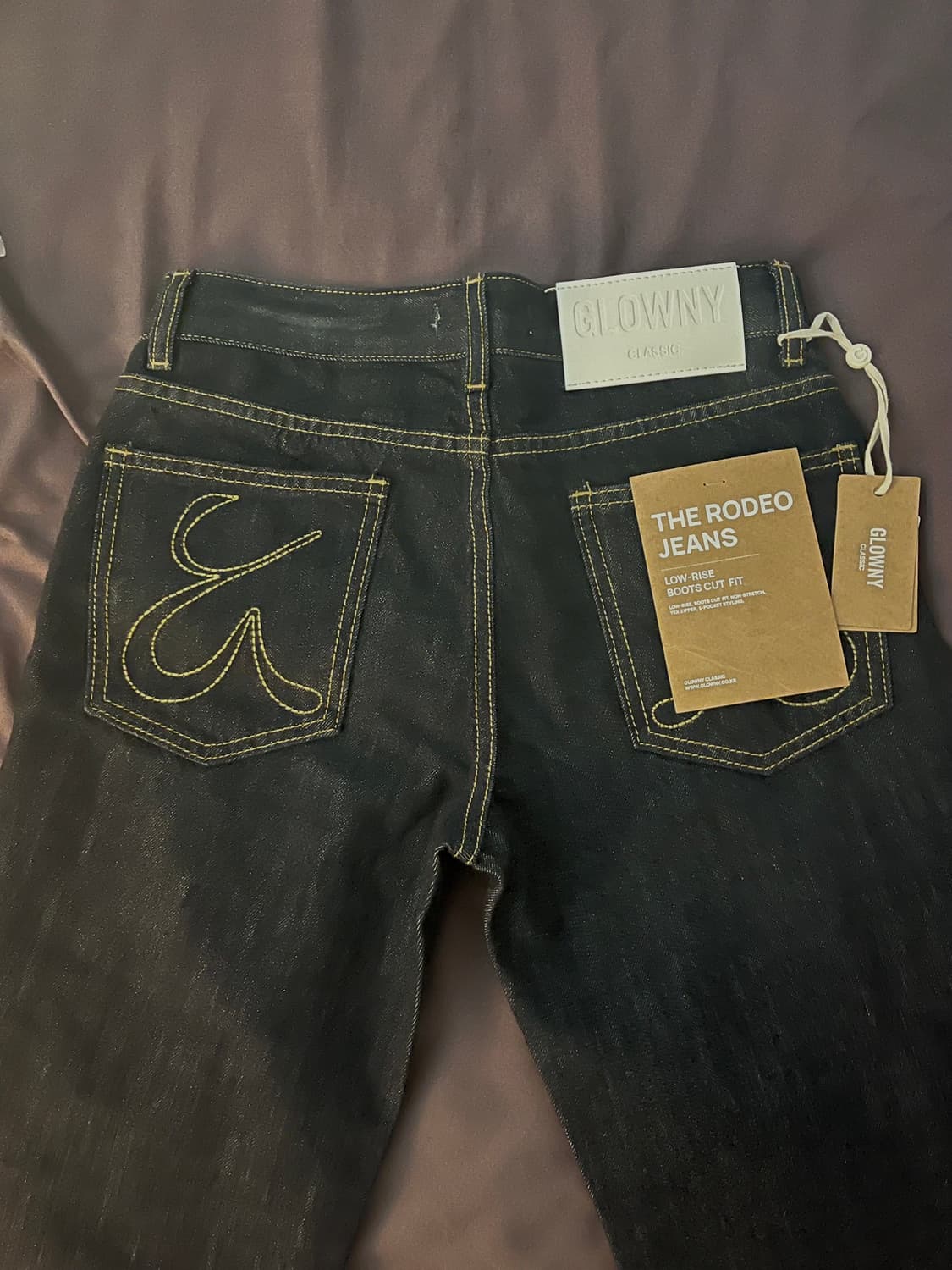 글로니 바지 : rodeo jeans 로데오진 딥블루 S사이즈 상품이미지7