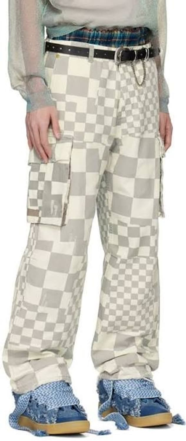 ERL 이알엘 체커보드 카고 팬츠 새제품 상품이미지4