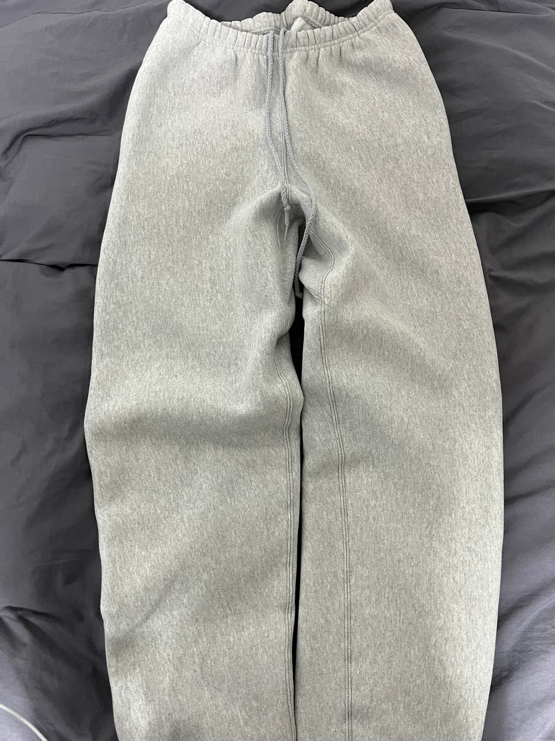 캠버 크로스 니트 스웻 팬츠 헤더 그레이 L 상품이미지2