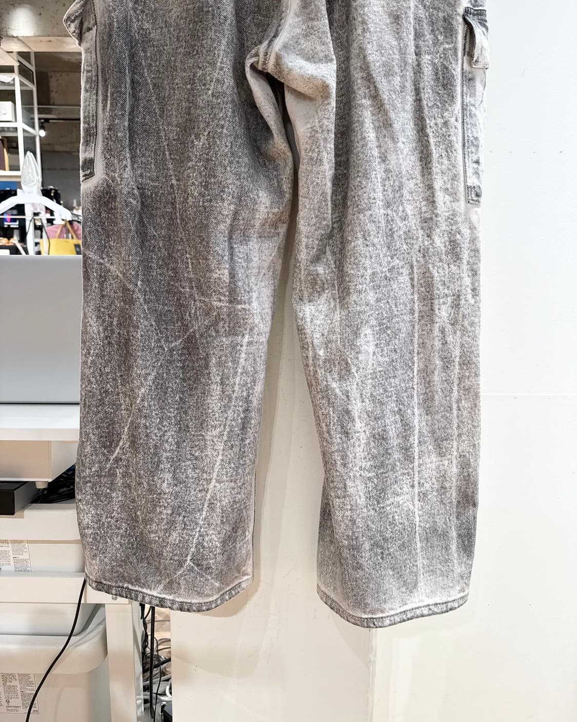 웰던 더티 워시 멀티 카고 데님 팬츠 상품이미지6