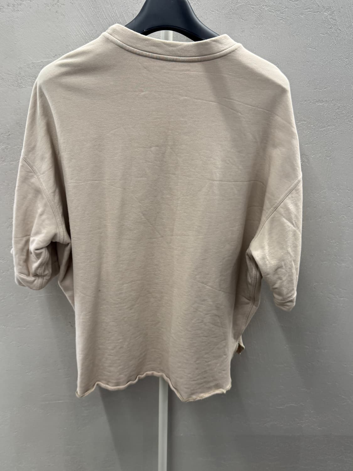 질샌더 베이지 루즈핏 티셔츠 상품이미지6