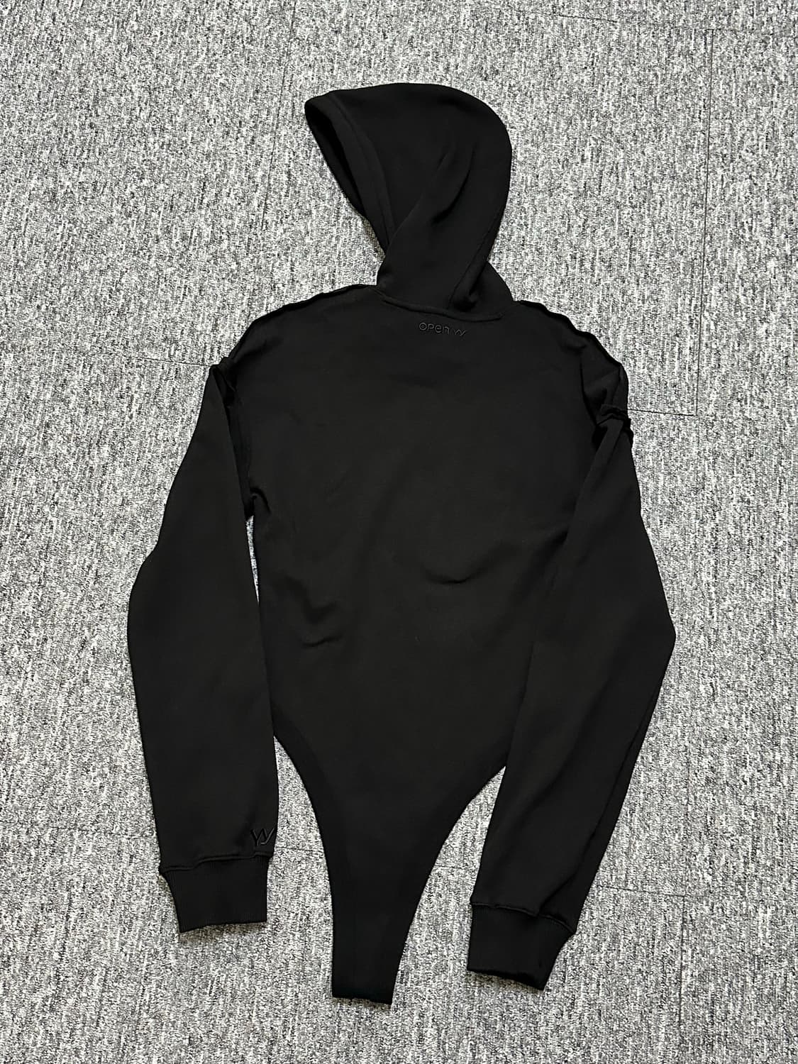 Open yy 오픈와이와이 HOODYSUIT 후드 바디수트 블랙 상품이미지6