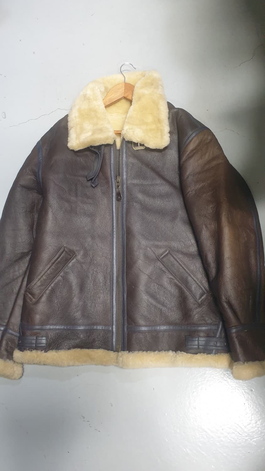 B-3 무스탕 자켓 3xl 상품이미지1