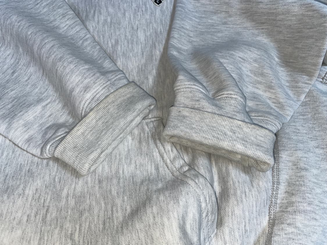 [ L ] 21FW 헤리티지플로스 221 리버스 후디 멜란지 그레이 상품이미지8