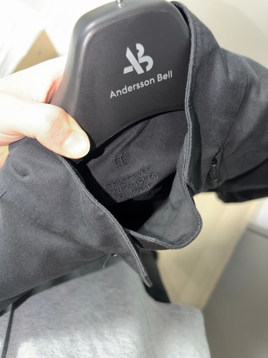 [M] DOUBLE ZIP HARRINGTON JACKET 블랙 상품이미지3