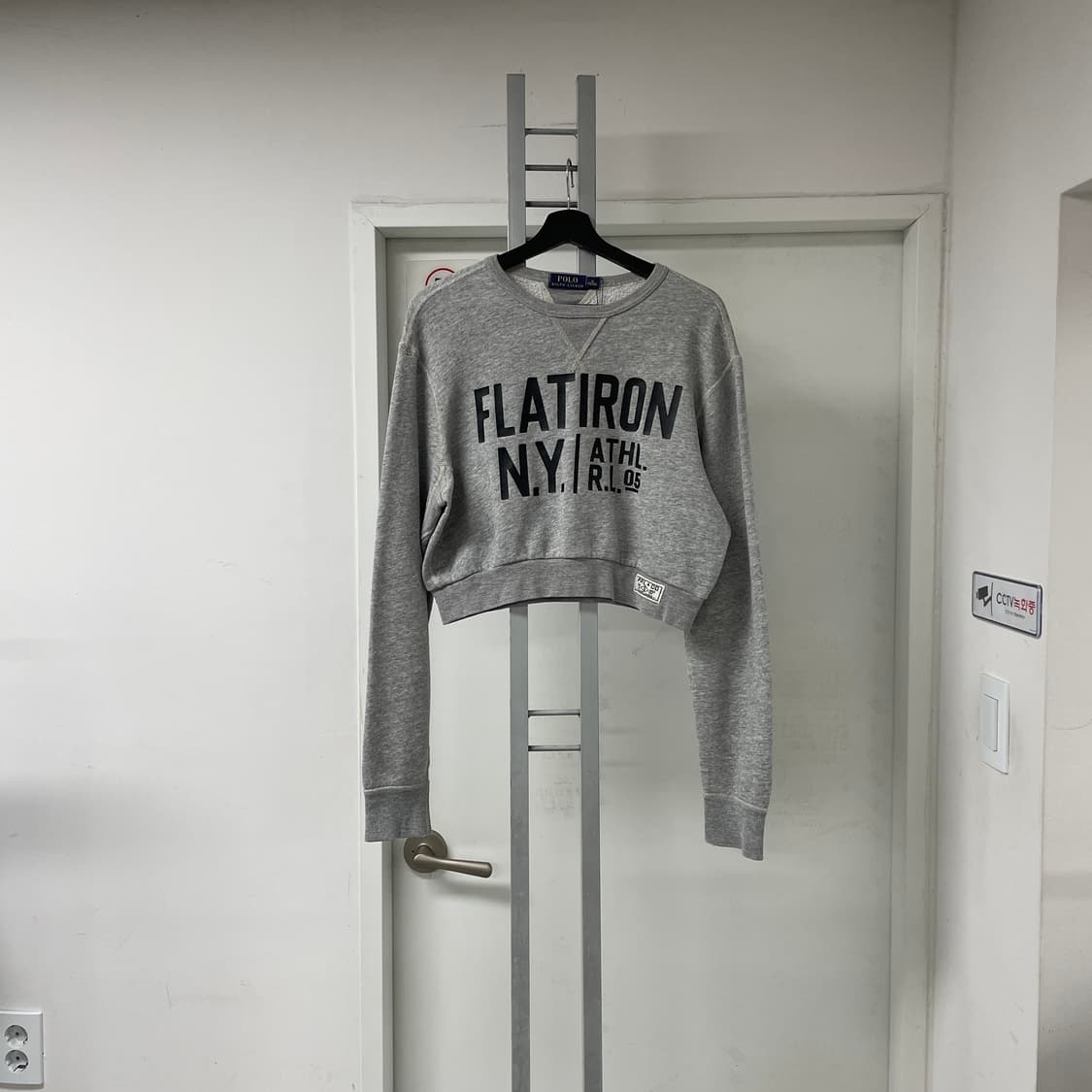 폴로 랄프로렌 크롭 맨투맨 M 상품이미지1