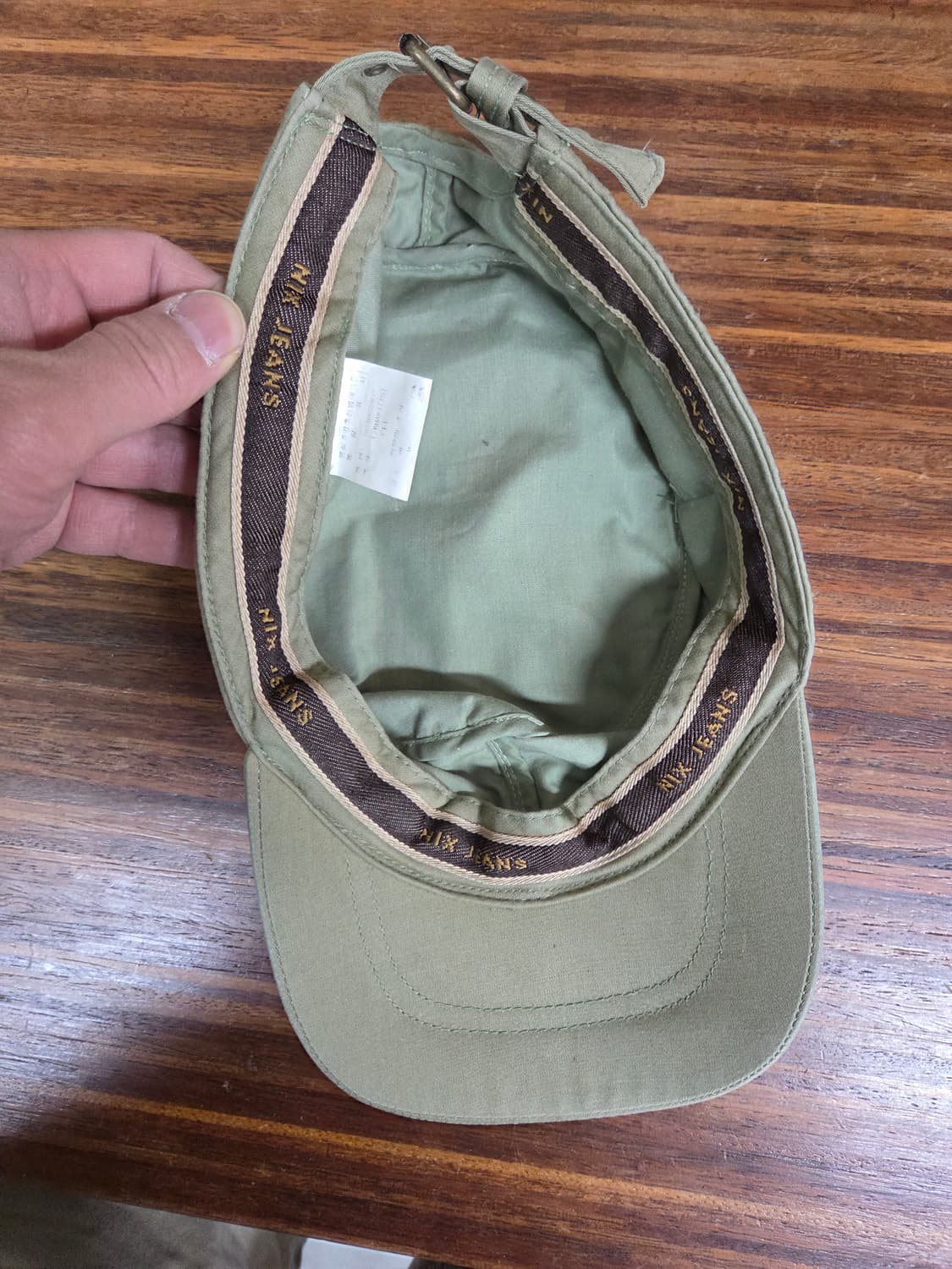 닉스 올드스쿨 빈티지 가죽패치 군모 모자 프리  상품이미지6