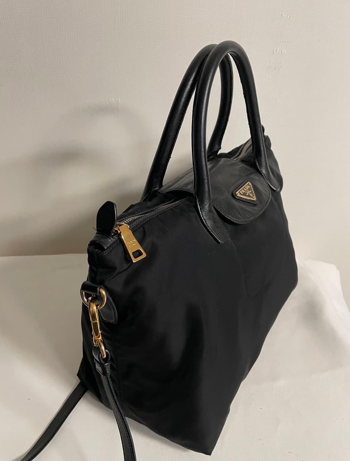(정품)프라다 블랙 토트백 겸 크로스백 상품이미지6