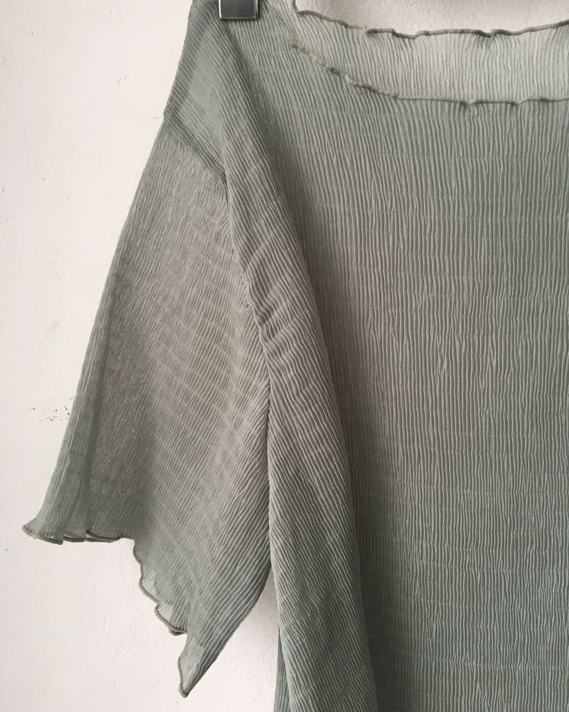 Pleats see through top 상품이미지4