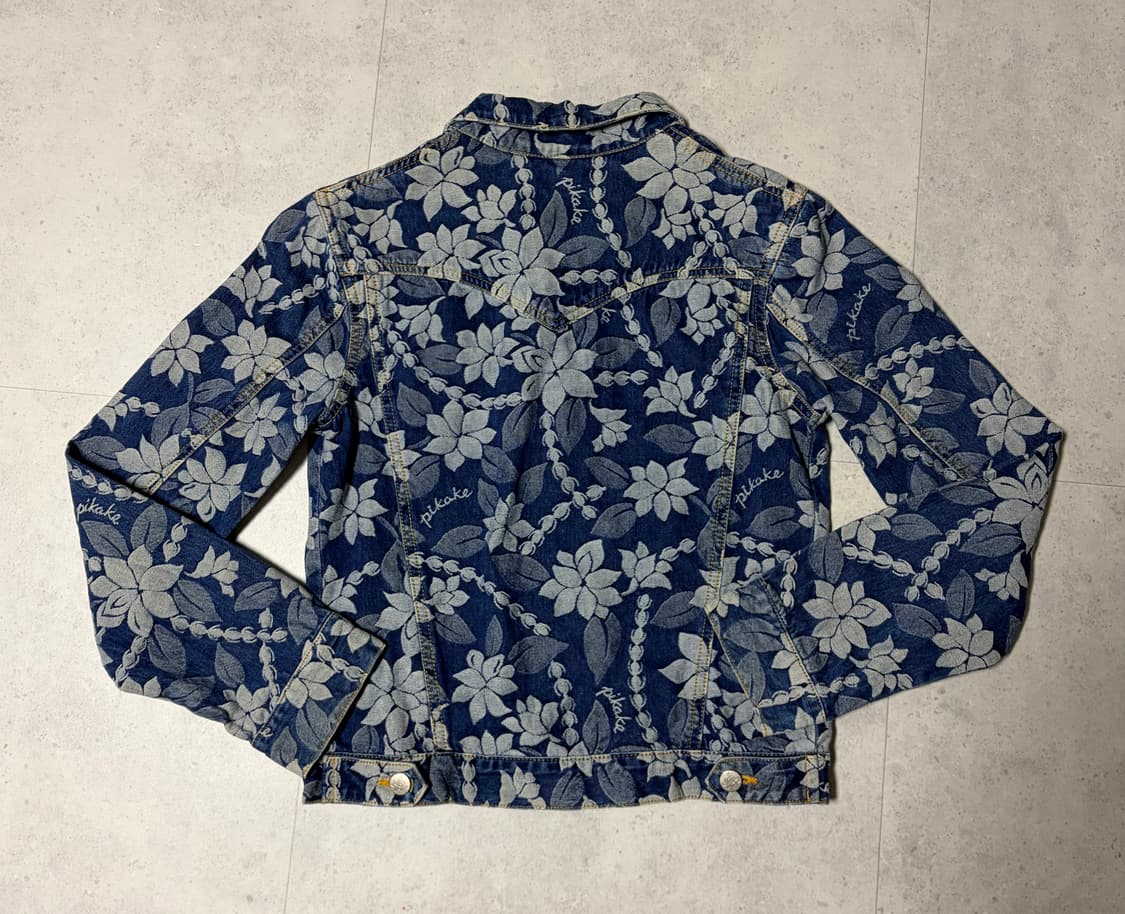 Pikake flower design 데님자켓 상품이미지3