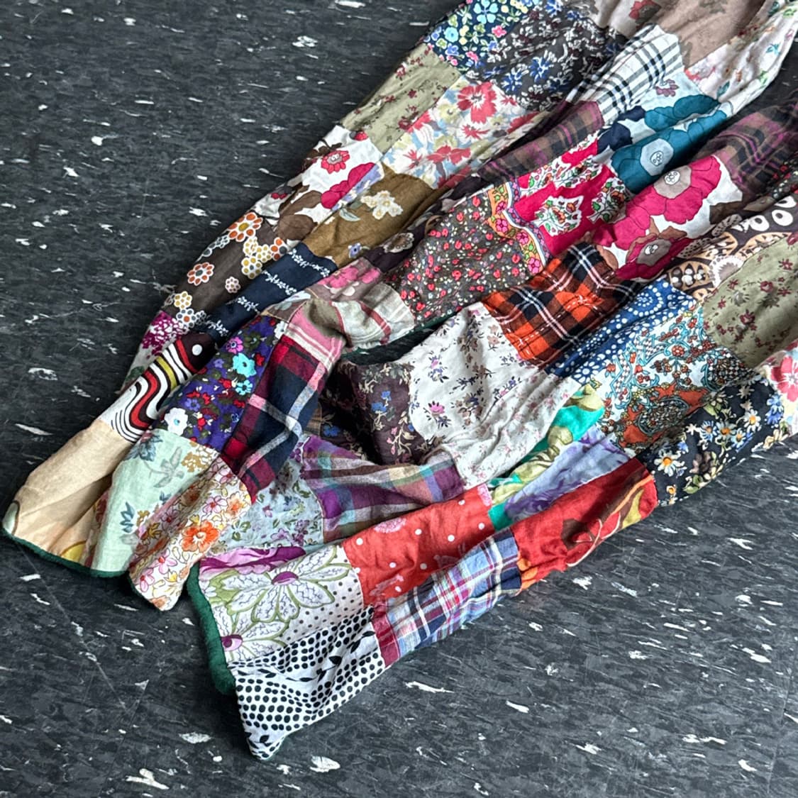 숲속 마을의 패치워크 머플러 상품이미지6