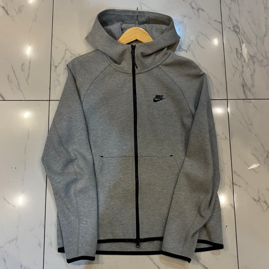 나이키 테크팩 techpack 후드집업 그레이  상품이미지1