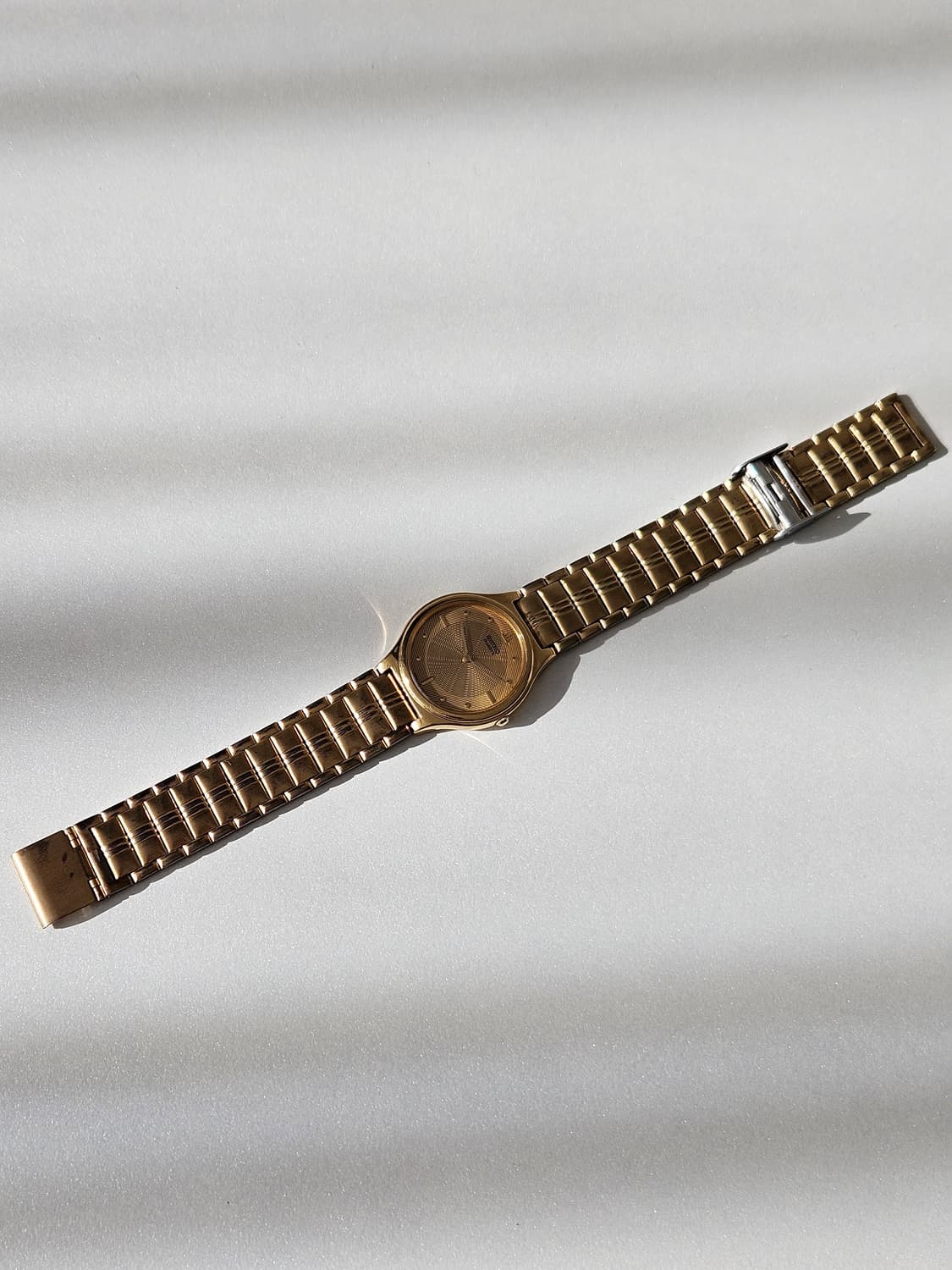 빈티지 세이코 쿼츠 금장 시계 상품이미지5