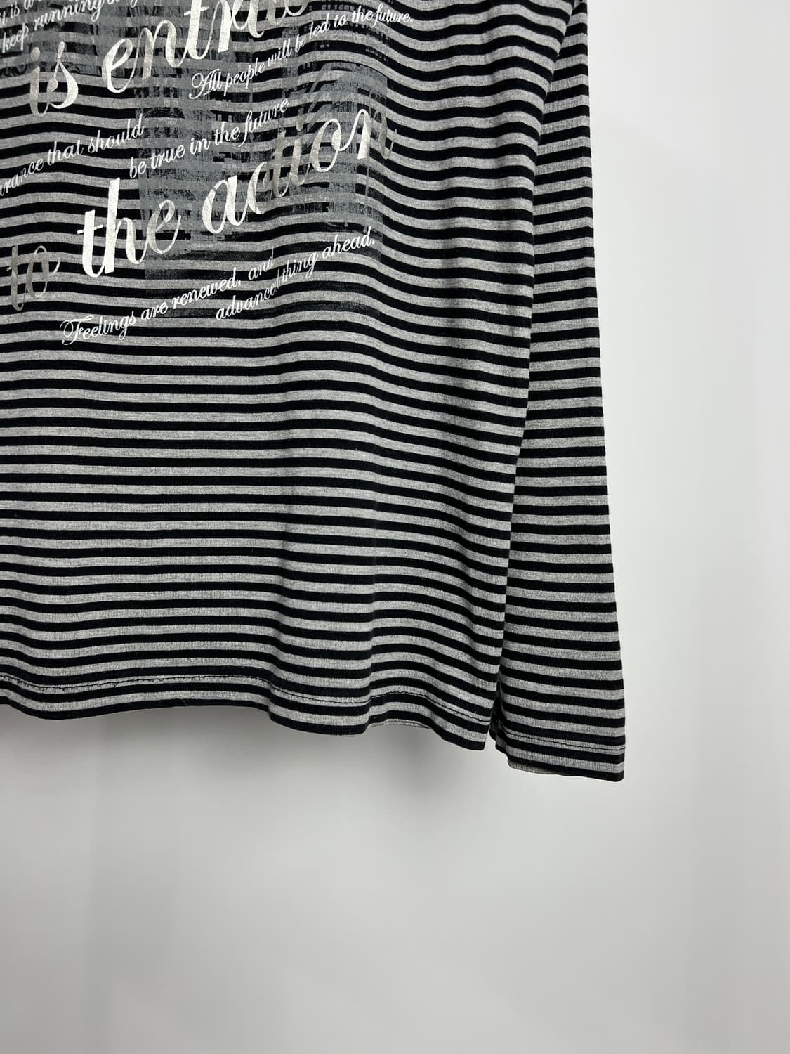 VILLAND 스트라이프 롱 슬리브 상품이미지3